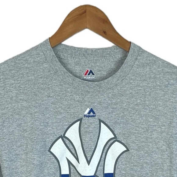 TS724 Mens Majestic Bronx Bombers MLB New York Yankees Baseball T Shirt M - Picture 3 of 4